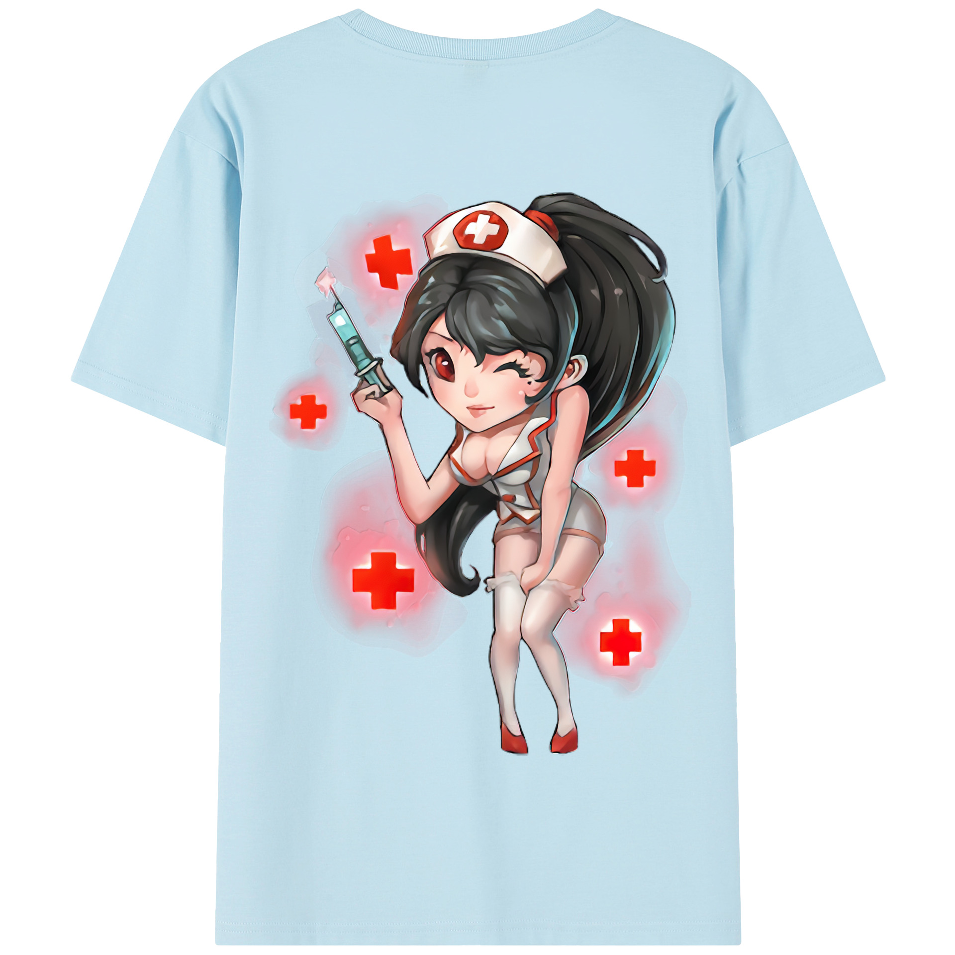 リーグ・オブ・レジェンド League of Legends LOL 綿100％半袖Tシャツ（背面プリント）
